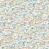 Papier peint Village Sur La Côte