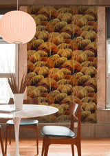 Papier peint jungle tropicale brown