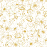 Papier Peint Fille Fleurs