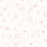 Papier Peint Fille Fleurs