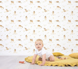 Papier Peint Vintage Enfant Faons