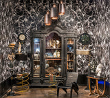 Papier peint Marbre noir