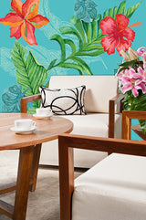 Papier Peint Complément Perroquet