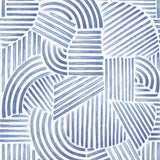 Papier peint graphique – Hachures Pastel