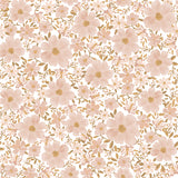 PAPIER PEINT ENFANT - LES FLEURS (FOND BLANC)