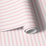 Papier peint rayures Giulia Rose Pastèque