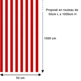 Papier peint rayures fines rouge