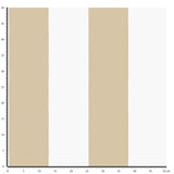 Papier peint rayures larges Isabelle - Rayures beige ou celadon