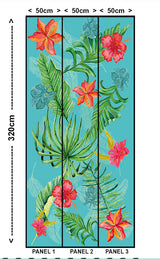 Papier Peint Complément Perroquet