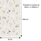 Papier peint Fleurs sauvages