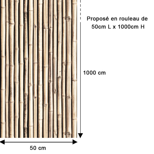 Papier peint Bambou clair Deboo