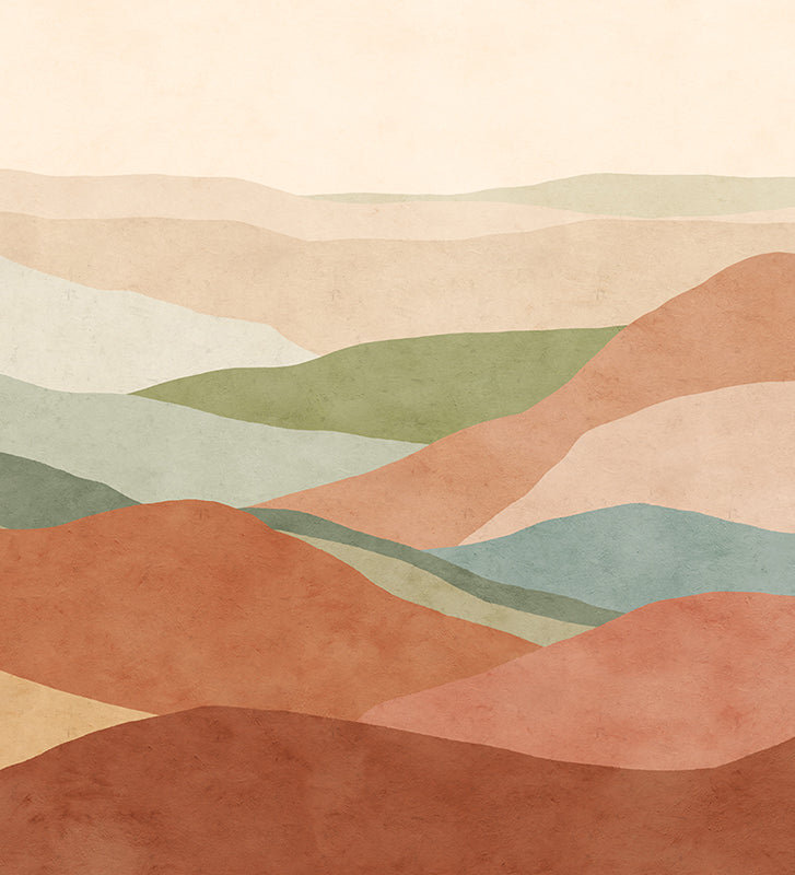 Papier peint graphique – Dunes à l’horizon