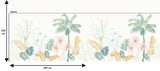 Papier peint style scandinave - Jungle tropicale