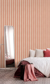 Papier peint tapisserie rayures tissées - Malmaison
