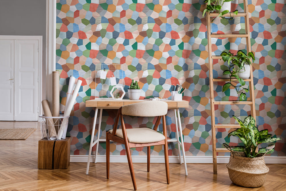 Papier-peint Ambiance géométrie – e-papier-peint.com
