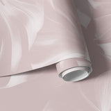 Papier peint végétal Monstera Deliciosa Rose