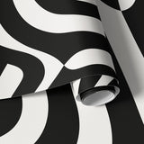 Papier peint panoramique géométrique abstrait Zebra