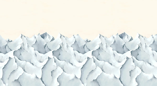 Papier peint panoramique Les Cimes Glacier