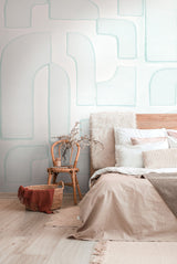 Papier peint panoramique plâtre Bas Relief Glacier