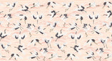Papier peint Japon Envolée de Grues Pêche