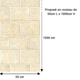 Papier peint pierre de bordeaux