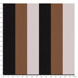 Papier peint chic – Rayure large texturée Joséphine