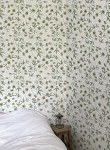 Papier peint fleurs - Hellebores