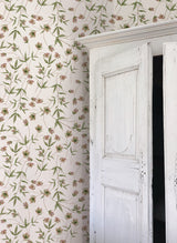 Papier peint fleurs - Hellebores