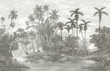 Papier peint panoramique gravure ancienne - MAHAWELI