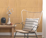 Papier peint panoramique plâtre Plaster Tiles Ocre