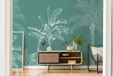 Papier peint jungle tropicale Chalky