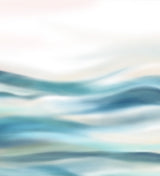 Papier peint panoramique Confluence Bleu