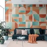 Papier peint panoramique Grand Géométrique