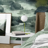 Papier peint panoramique Forêt Brumeuse