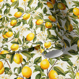 Papier peint panoramique motif citrons Limone