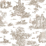 Papier peint toile de jouy