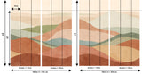 Papier peint graphique – Dunes à l’horizon