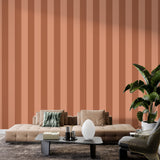 Papier peint Rayures Linda Ocre