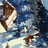 Papier peint panoramique forêt montagne Rêve