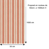 Papier peint tapisserie rayures tissées - Malmaison