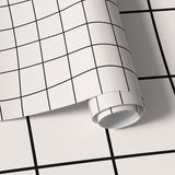 Papier peint panoramique Grillage Souple Noir