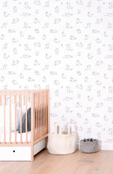 Papier Peint Bébé Petits Lapins