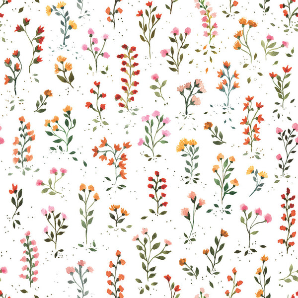 Papier peint floral – Fleurs Bucoliques