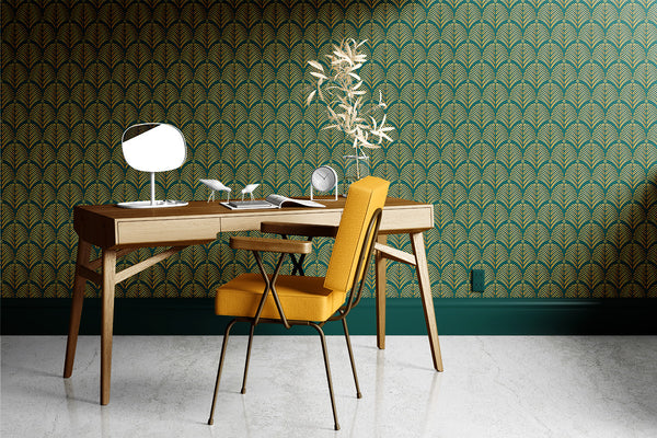 Papier peint panoramique motif art déco Irvin