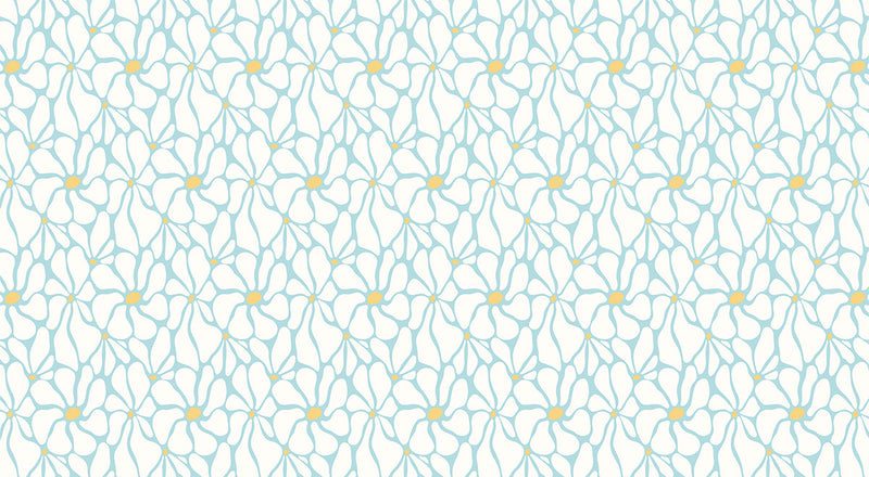 Papier peint panoramique motif fleurs Groovy Daisy