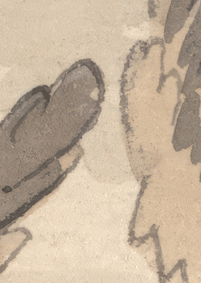 Echantillon papier peint panoramique Esquisse