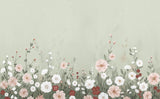 PAPIER PEINT DECOR - JARDIN FLEURI