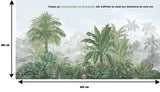 Papier peint panoramique jungle – Forêt Tropicale Bornéo