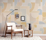 Papier peint géométrique - Géo Puzzle
