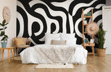 Papier peint panoramique géométrique abstrait Zebra